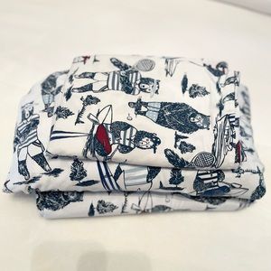 Gently used Pottery barn boys twin sheet set